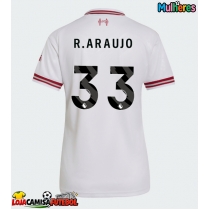 Camisa de Futebol Liverpool Ronald Araujo #33 Equipamento Secundário Mulheres 2026-27 Manga Curta